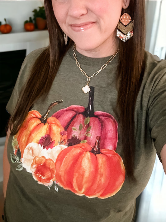 Pumpkin Blossom Tee