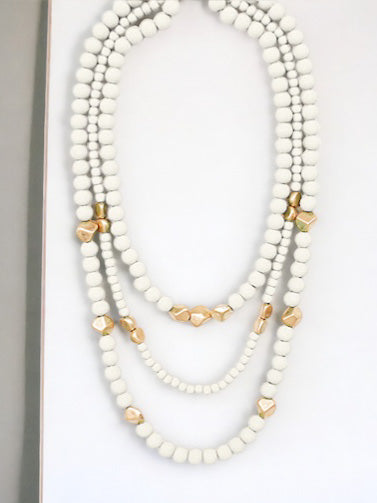 The Artisan Strand Necklace, Ivory