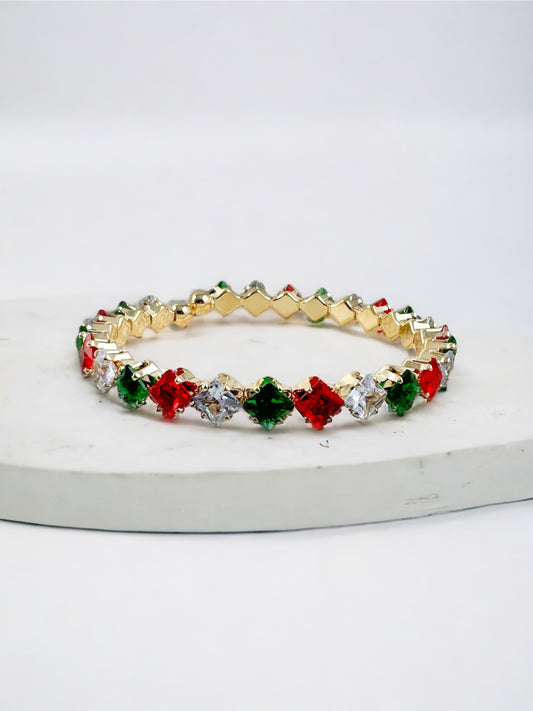 Holiday Sparkle Cuff Bracelet