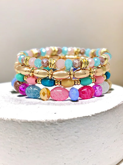 Glow Up Bracelet Set, Multi