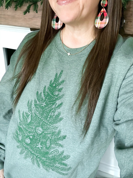 Cozy Woodland Tree Sweatshirt