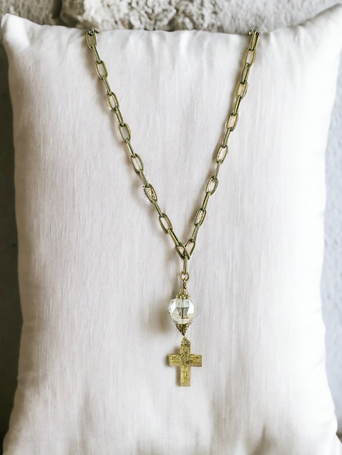 Luminous Cross Necklace