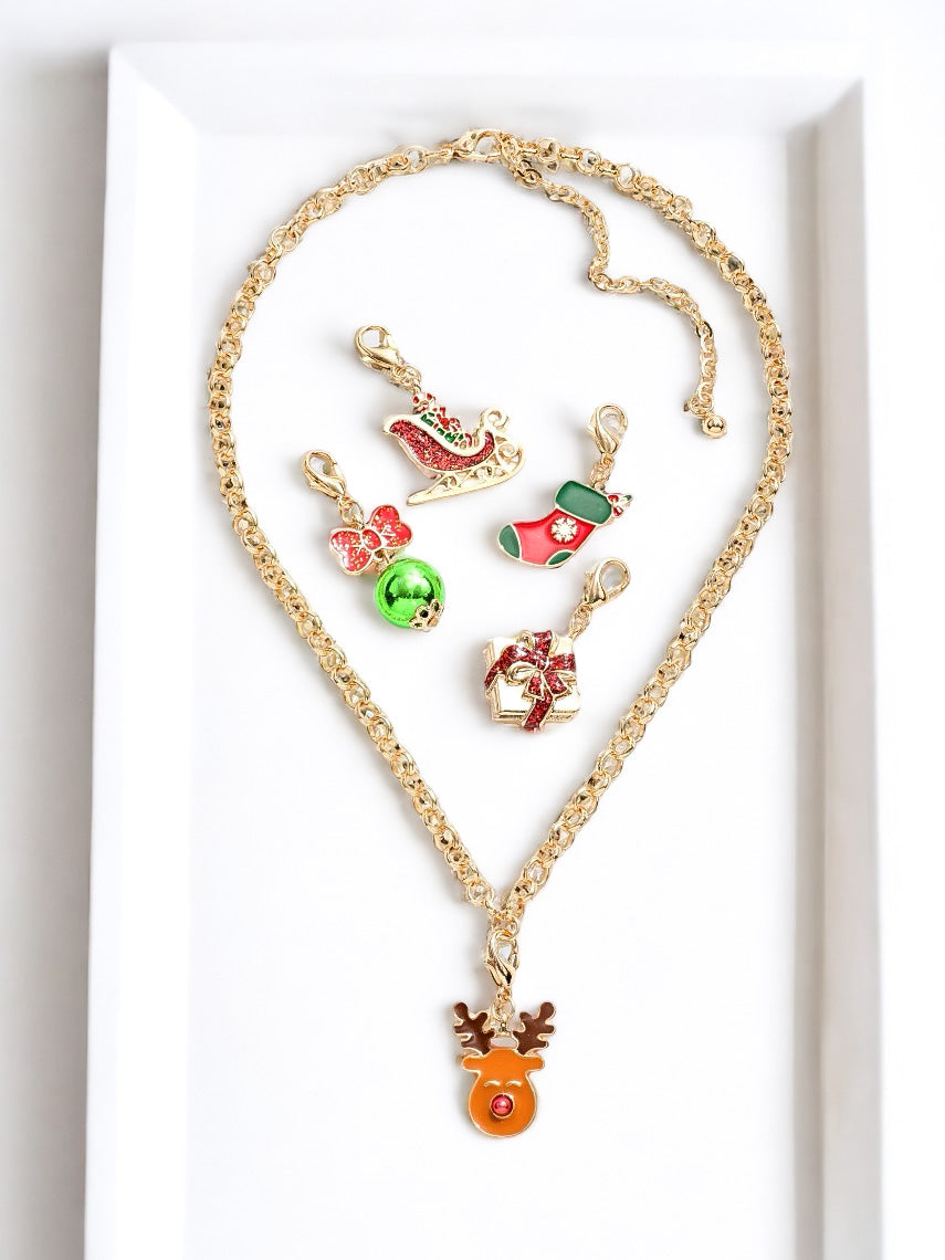 Jingle All the Way Charm Necklace