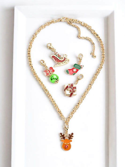 Jingle All the Way Charm Necklace