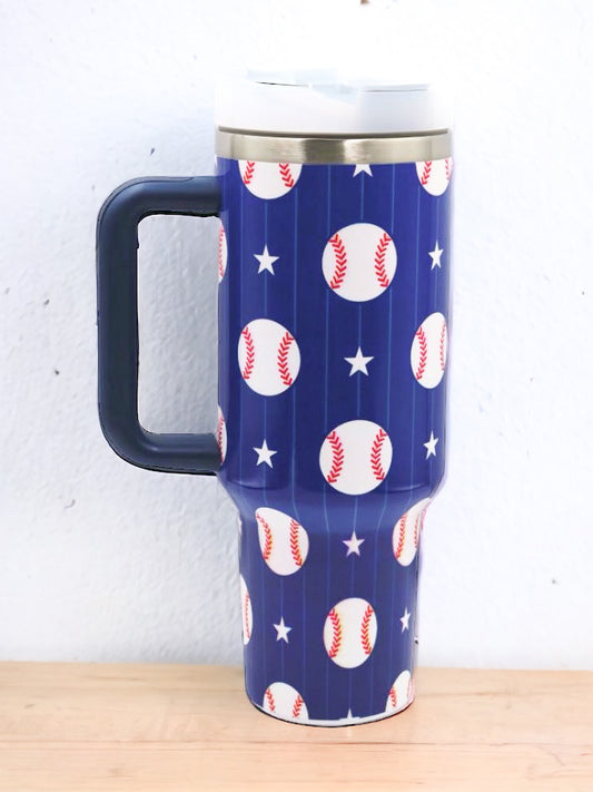 Stars & Stripes Baseball Tumbler