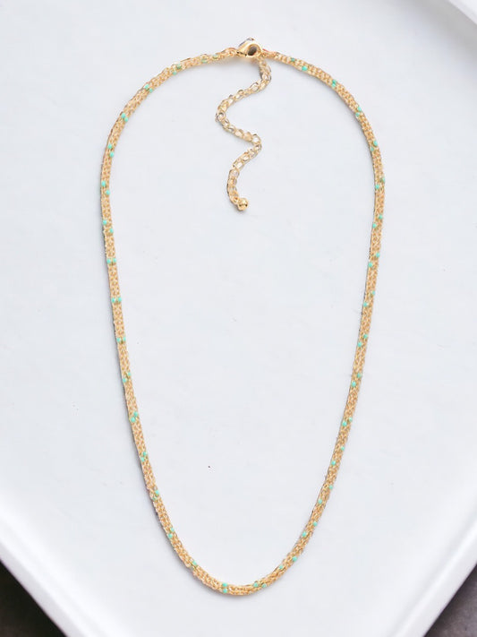 Whisper Chain Necklace, Mint