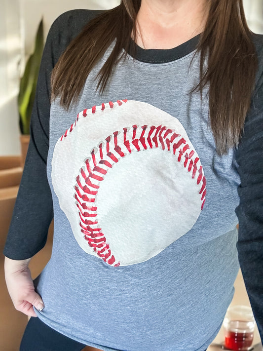 Fan Favorite Raglan Tee, Baseball