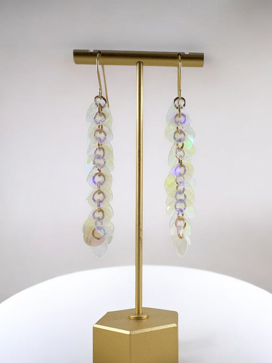 Bubbly Burst Earrings, Mermaid
