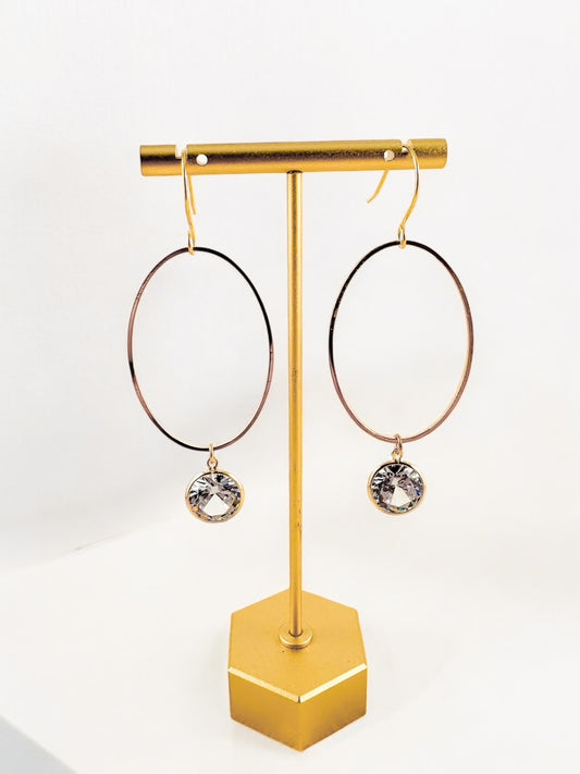 Wren Drop Earrings, Gold