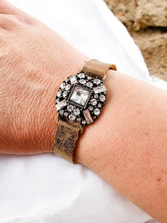 Frontier Glam Bracelet, Bronze
