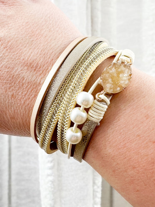 Champagne Horizon Bracelet