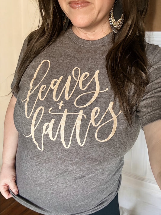Leaves & Lattes Tee