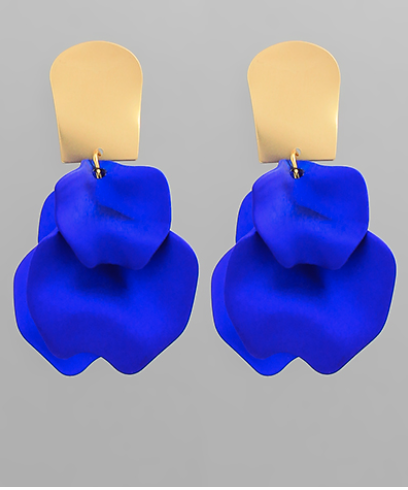 Dance Through Life Earrings, Royal Blue