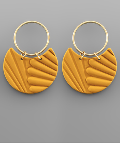 Forever After Earrings, Mustard