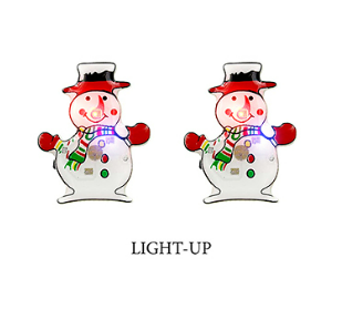 Frosty the Snowman Studs, LIGHT UP