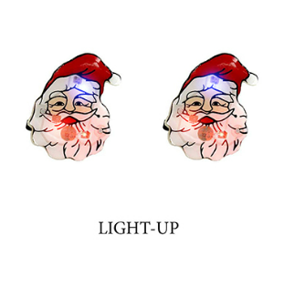 Ole Saint Nick Studs, LIGHT UP