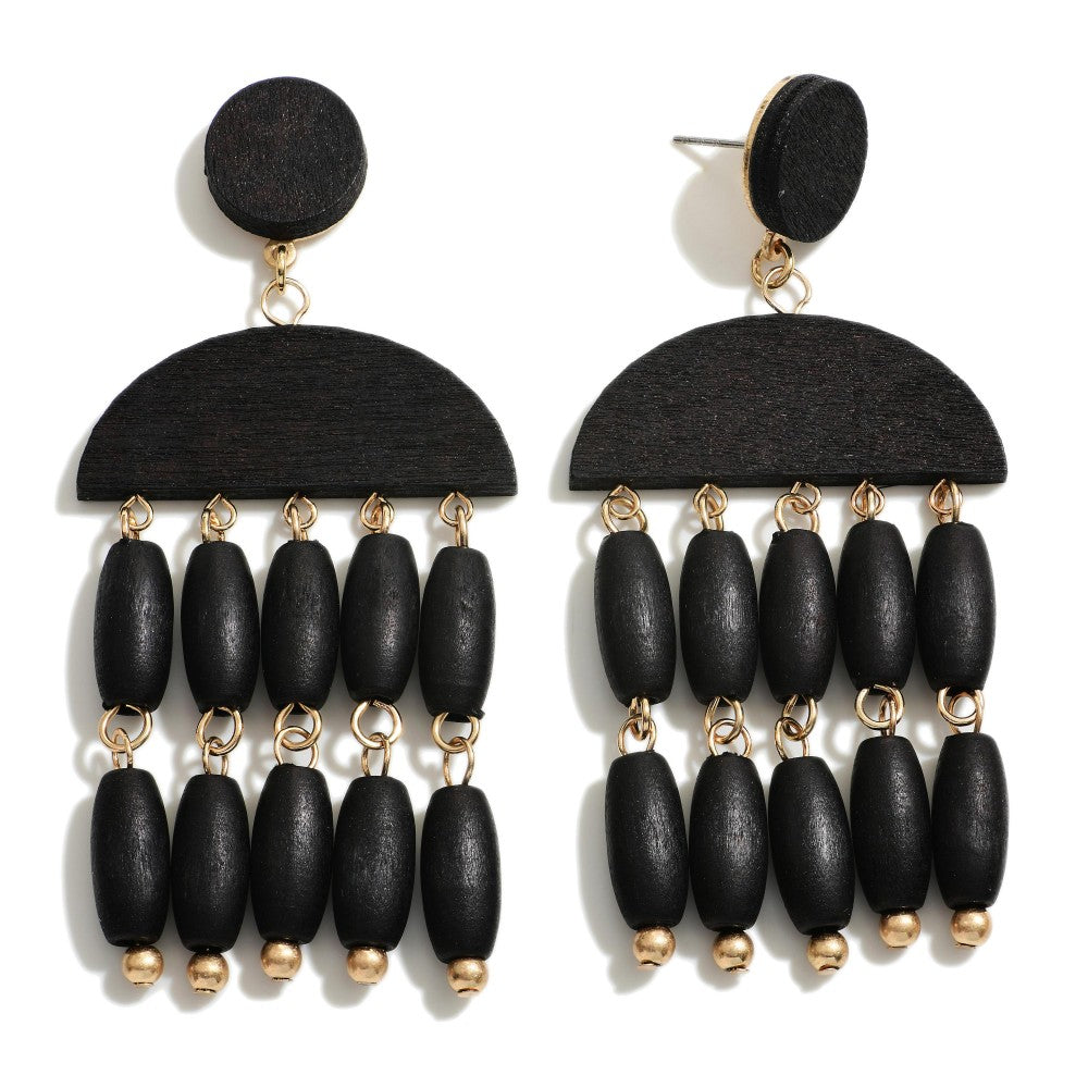 Wherever You Go Earrings, Black