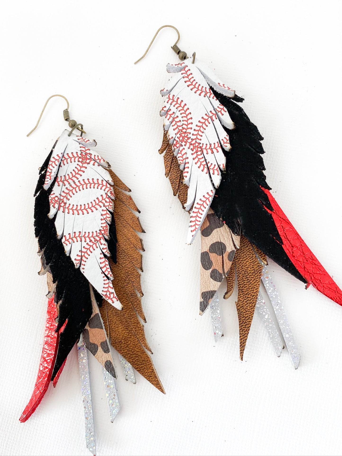 Baseball Fringe Feathers