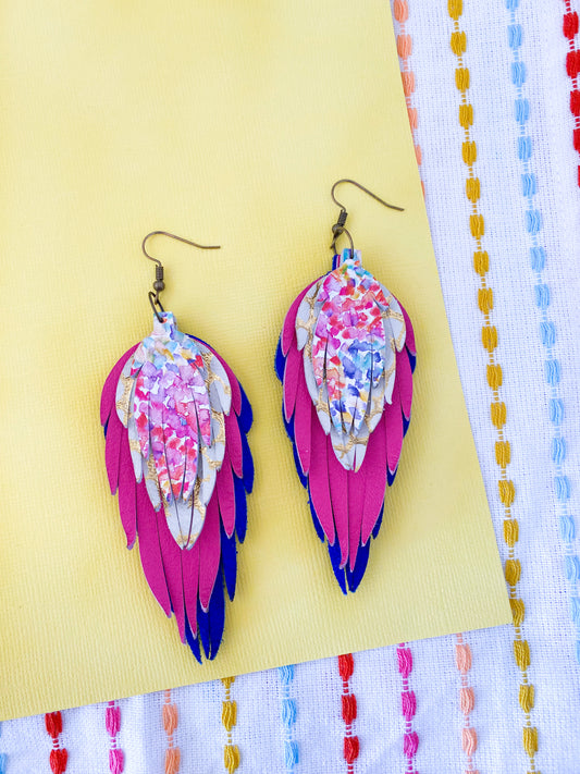 Pink Waterfall Fringe