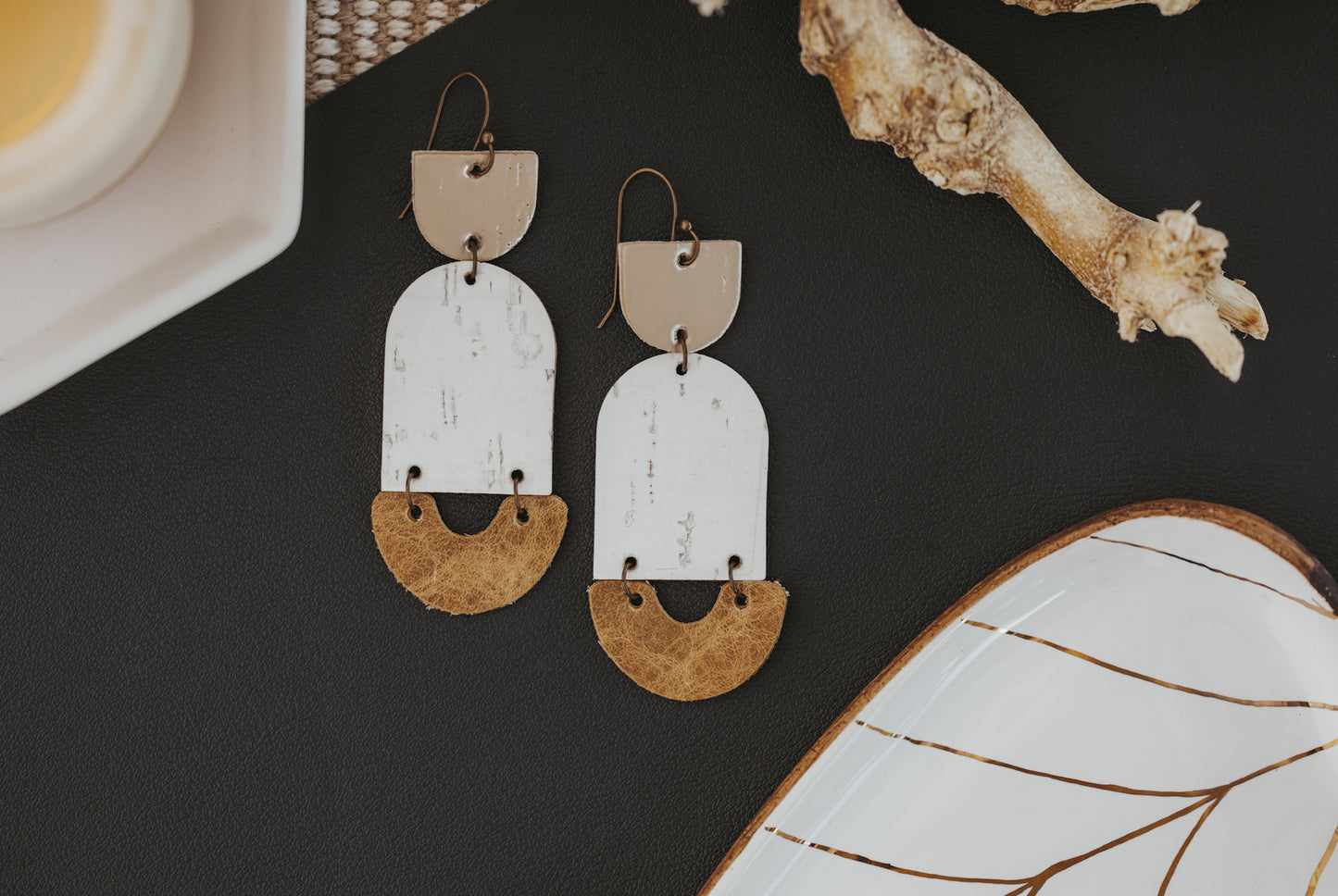 Golden Birch Earrings